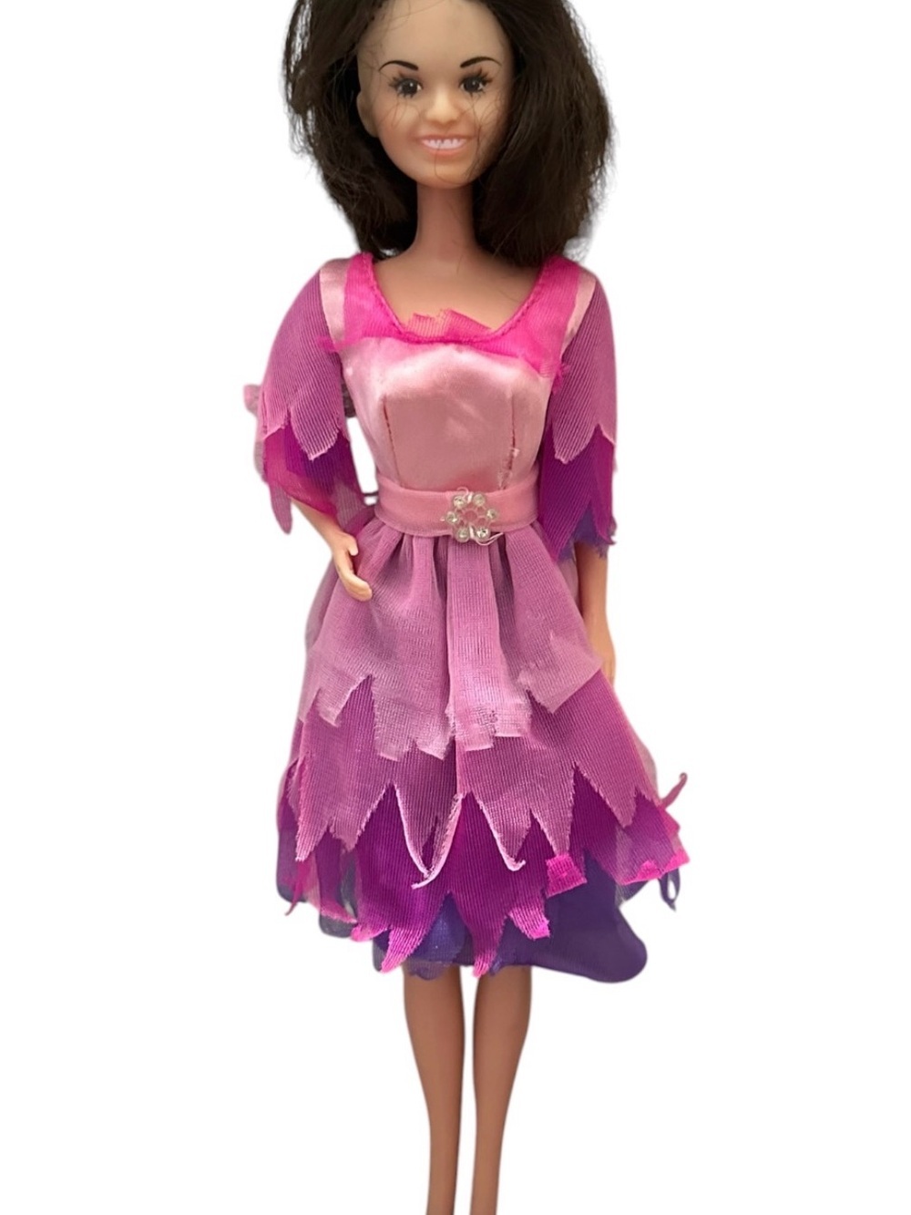 Mattel Pink and Purple Layered Fairy Dress 1966 vintage Doll